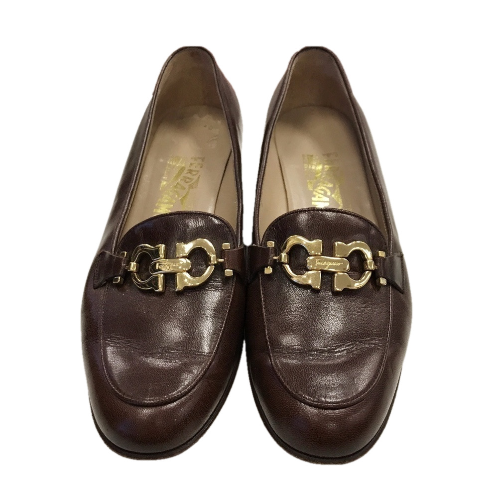 Salvatore Ferragamo Brown Loafers